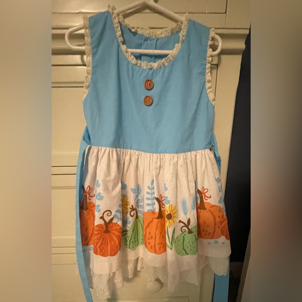Eleanor Rose dress. Gently worn, never placed in the dryer. No stains, size 5-6